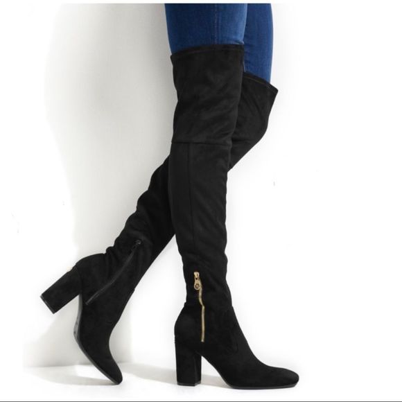 🏖️ Mix & Match 3/$275 🏖️ GUESS® Hiva Over The Knee Block Heel Boot - Picture 1 of 9